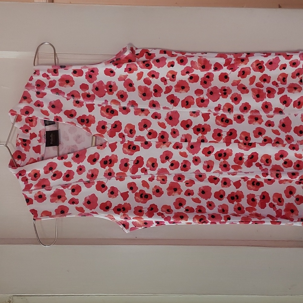Rafella Studio Sleeveless Top Flower Print - Size Petite Small
